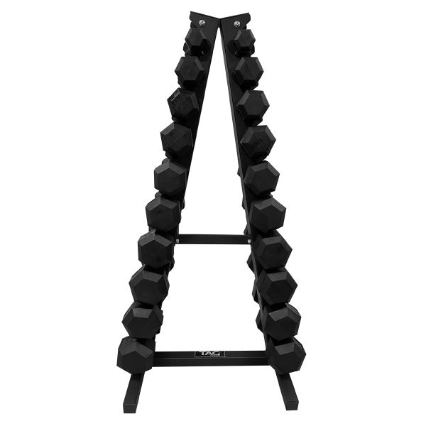 TAG Fitness HEX A-Frame Dumbbell Rack