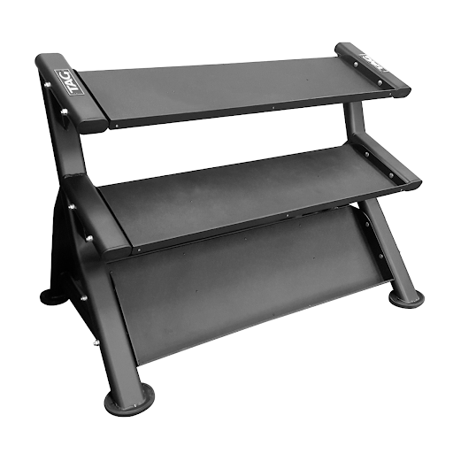 TAG Fitness HEX 3-Tier Dumbbell Rack (Holds 15 Pairs)