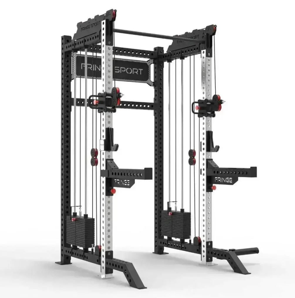 Fringe Sport The Dane 2.0, Half Rack Functional Trainer (Attachments Package)