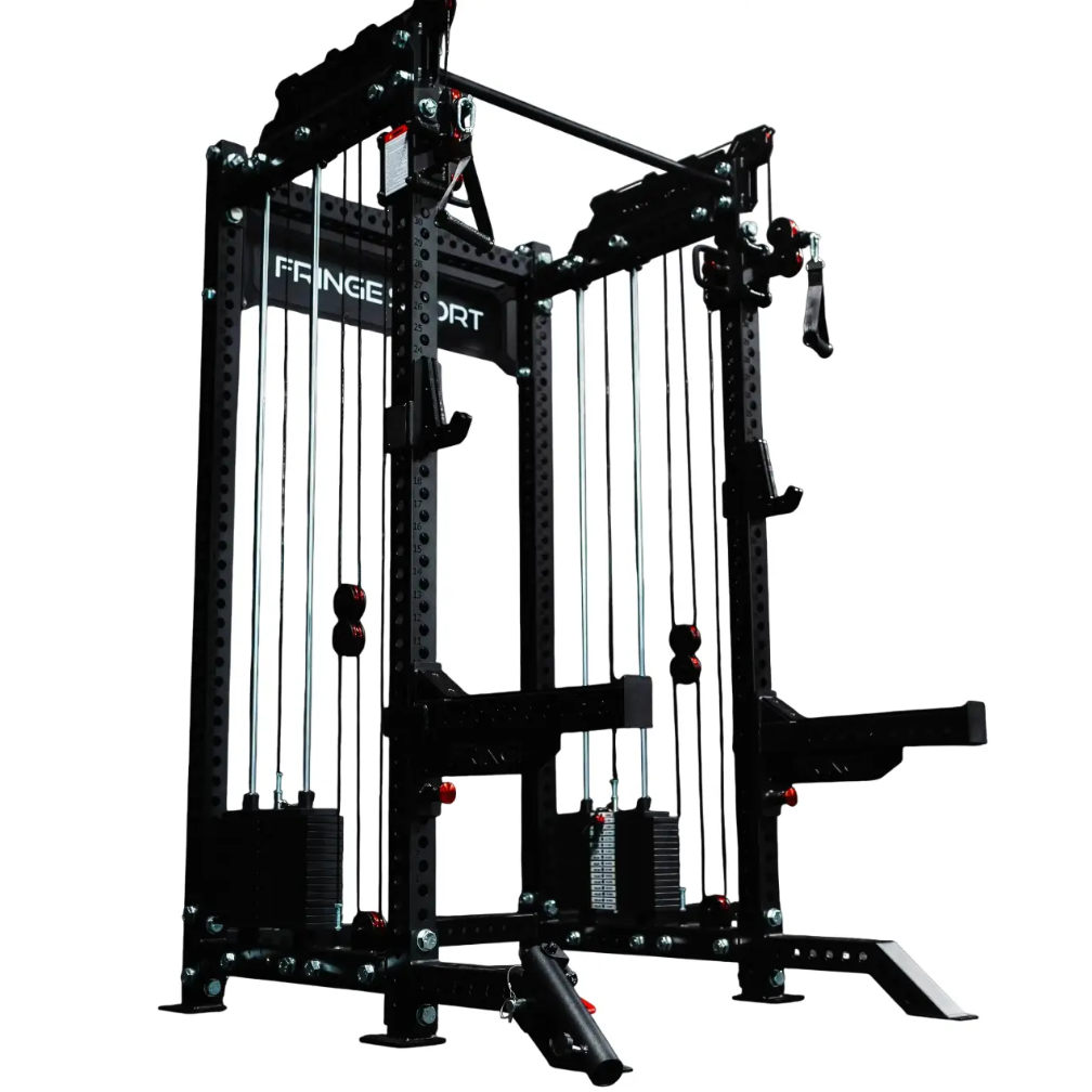 Fringe Sport The Dane 2.0, Half Rack Functional Trainer (Attachments Package)