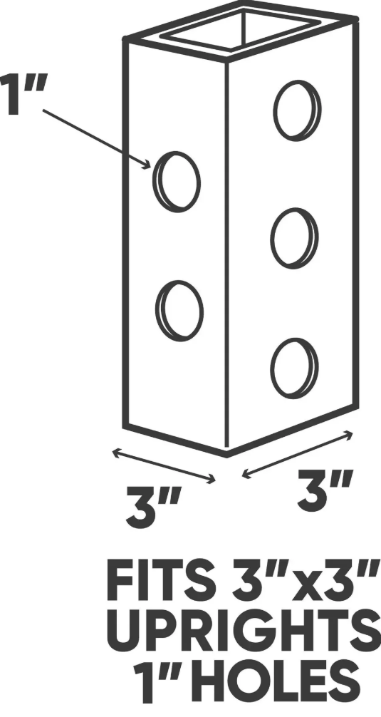 Fringe Sport 3x3 Dip Station